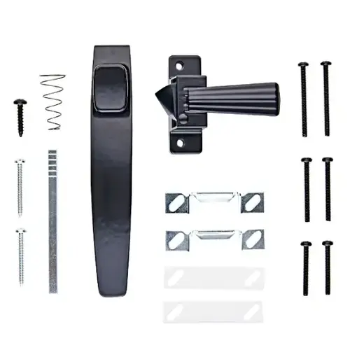 HAMPTON PRODUCTS-WRIGHT VF333BL Free Hanging Push Button Latch - Black