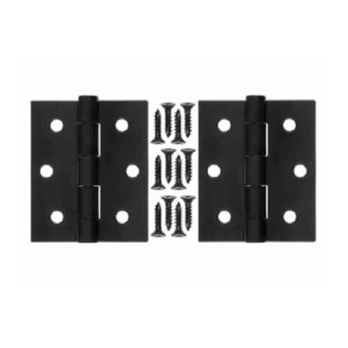 3" Steel Hinge - Black