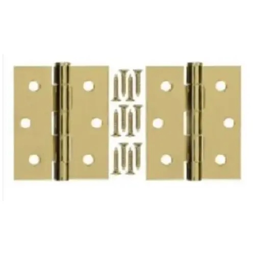 HAMPTON PRODUCTS-WRIGHT V35BR 3" Steel Hinge - Brass Plated