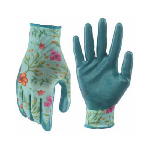 Nitrile Coated Knit Gloves, Women's M