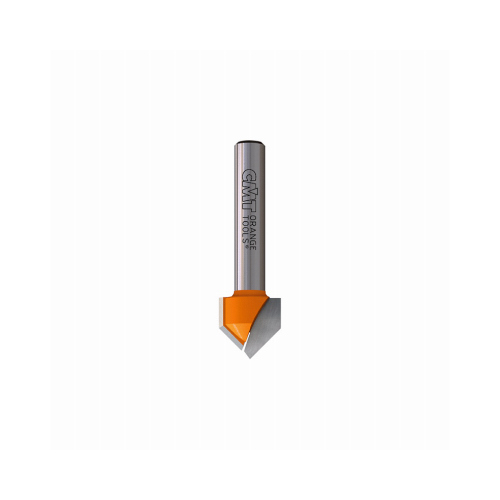 V-Grooving Router Bit, 1/2 In. Diameter, 1/4 In. Shank