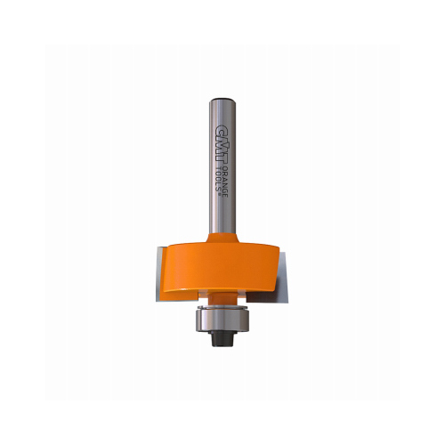 Rabbeting Router Bit, 1/4 In. Shank, 3/8 In. Cutting Depth