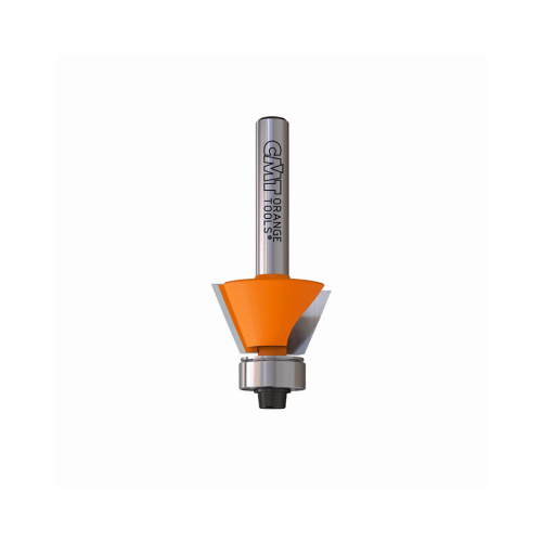 Chamfer Router Bit, 1/4 In. Shank, 7/8 In. Diameter