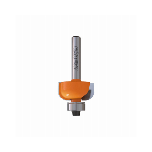 Cove Router Bit, 1/4 In. Shank, 1/4 In. Radius