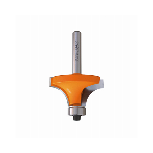 Roundover Router Bit, 1/4 In. Shank, 1/2 In. Radius