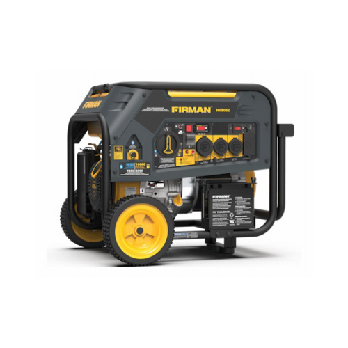 FIRMAN POWER EQUIPMENT H08052 Dual Fuel Portable Generator, Electric Start, 50 Amps, 120/240-Volts, 10,000/8000-Watts