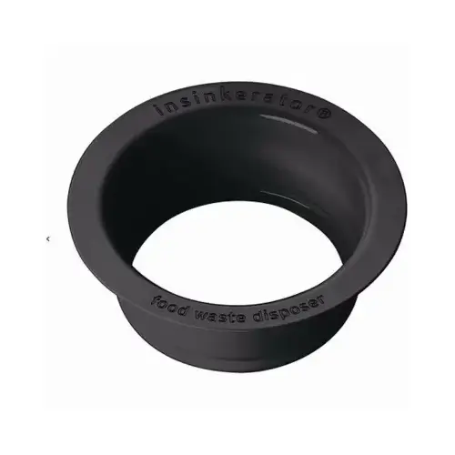 InSinkErator FLG-MTBLK Waste Disposer Sink Flange, Matte Black