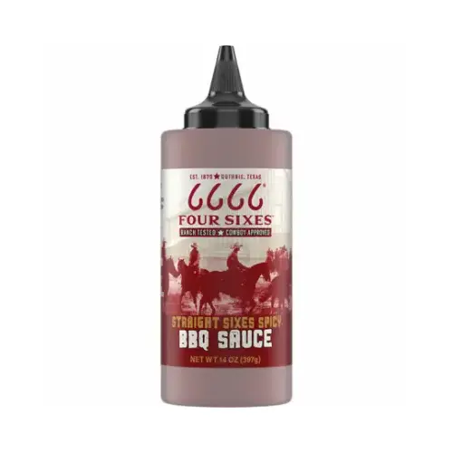 B&G FOODS INC 1166417 Straight Sixes Spicy BBQ Sauce, 14 oz.