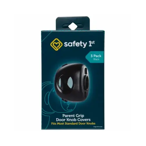 Safety 1st HS323BLKF Parent Grip Knob Cover (3-Pack) Black