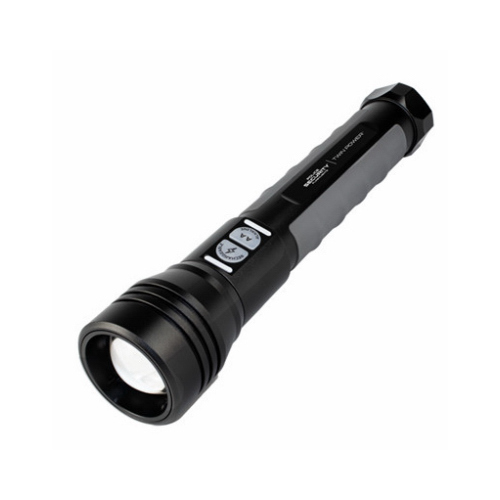 Flashlight Twin Power 2000 lm Black LED AA Battery Black