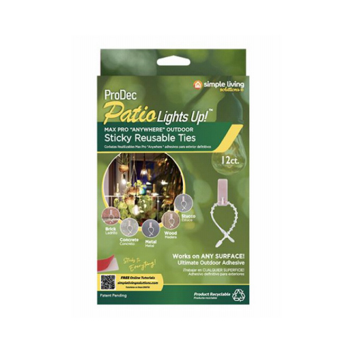 SIMPLE LIVING SOLUTIONS LLC 837012 12CT LG Sticky Clips