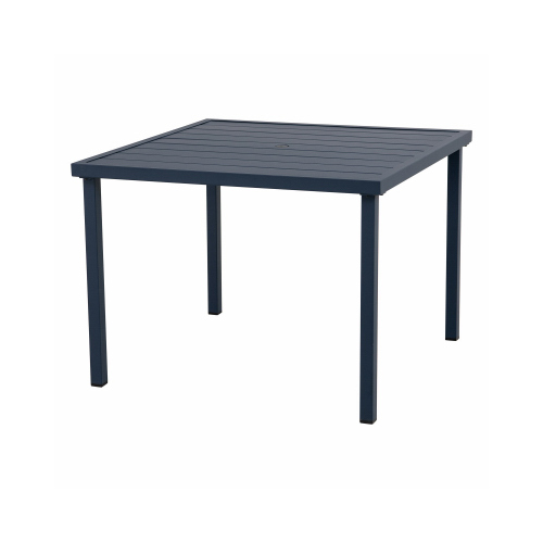 Whittier Patio Dining Table, Blue, 38 In. Square