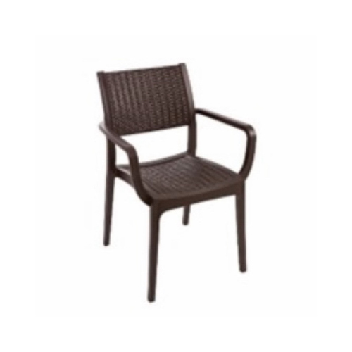 CMT COMMERCE LLC 9000002782 BRN Rattan Arm Chair