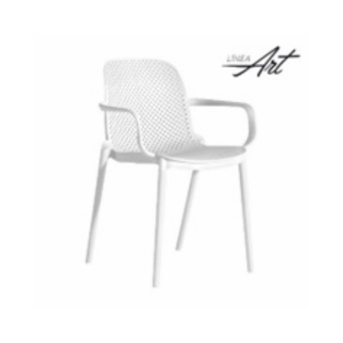 CMT COMMERCE LLC 9000008848 WHT Arm Chair