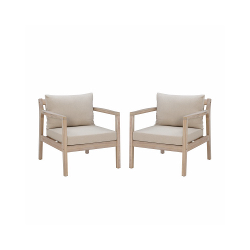 Linon Home Decor 21047BGE02U Svana Side Chair  pair