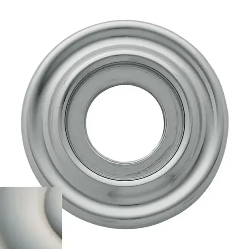 Single Dummy 1-3/4" Rose Lifetime Satin Nickel Finish