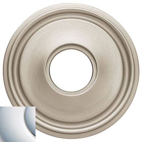 Single 2-5/8" Grooved Passage Rose Bright Chrome Finish