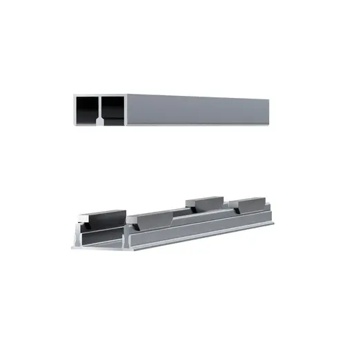 3/4" Aluminum track assembly - 72" Length