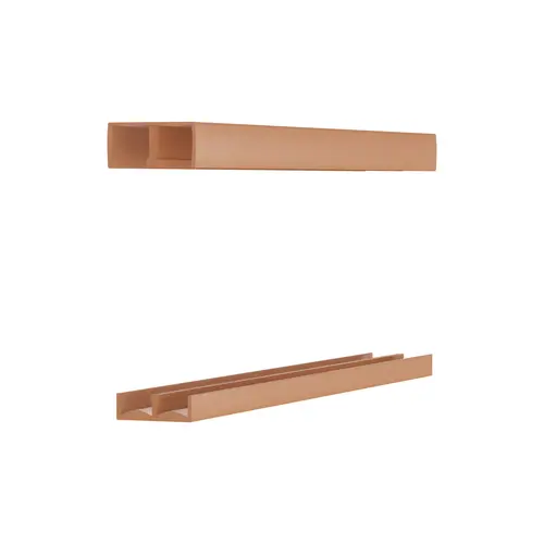 1/4" Plastic track assembly Tan - 36" Length