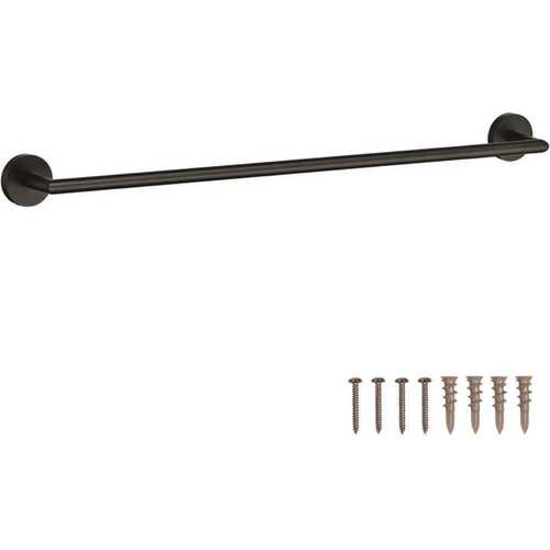 Westwind Matte Black 24 In. Towel Bar