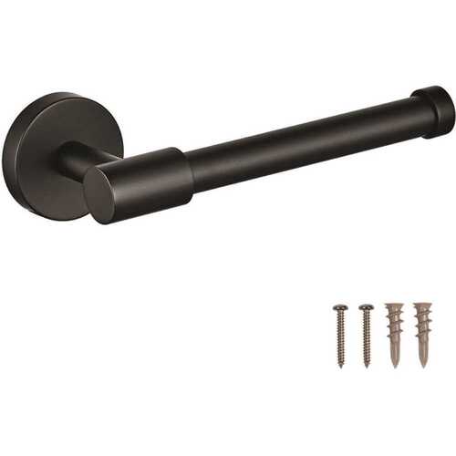 Seasons 543538 Westwind Matte Black Single Post Toilet Paper Holder