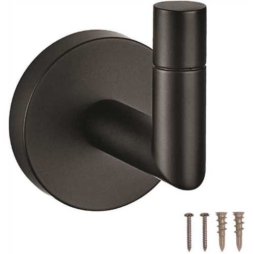 Seasons 543520 Westwind Matte Black Robe Hook