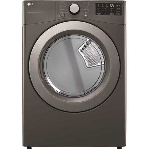 LG Electronics DLE3470M 7.4 Cubic Feet Ultra Large Capacity Electric Dryer With Sensor Dry