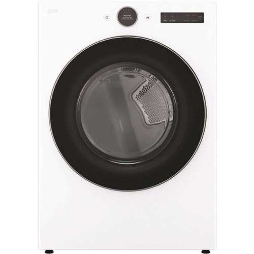 LG Electronics DLEX5500W 7.4 Cubic Feet Ultra Large Capacity Electric Dryer Dlex5500w