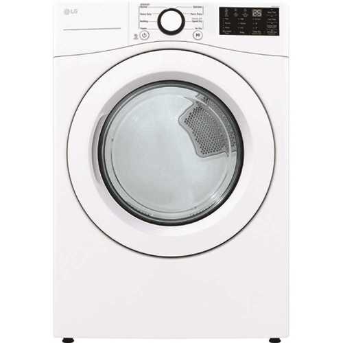 LG Electronics DLG3471W 7.4 Cubic Feet Ultra Large Capacity Gas Dryer With Sensor Dry