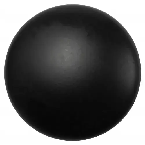 1 3/8" Steel Hollow Knob - Matte Black - pack of 10