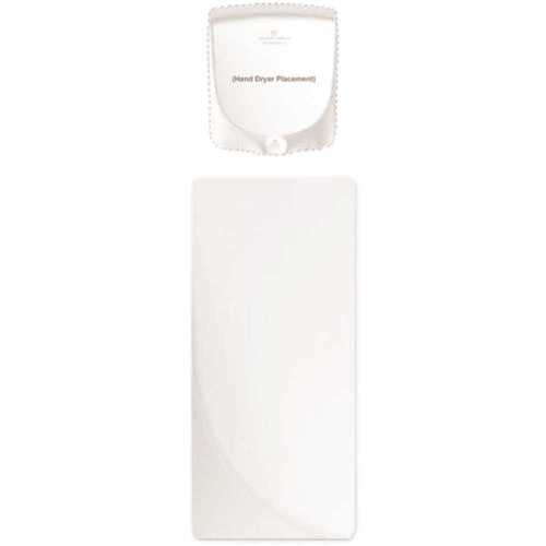 WORLD DRYER 37-10455K Wall Guard Antimicrobial White