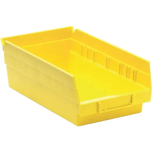 Yellow Shelf Bin 11-5/8 X 6-5/8 X 4 In