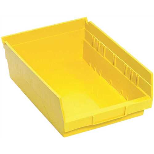 Yellow Shelf Bin 11-5/8 X 8-3/8 X 4 In