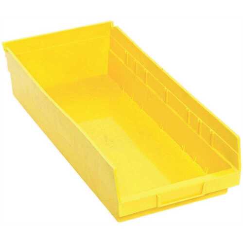 Yellow Shelf Bin 17-7/8 X 8-3/8 X 4 In