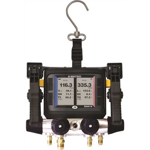 JB INDUSTRIES DM4-ZW 4-Valve Zeppelin Wireless Digital Manifold