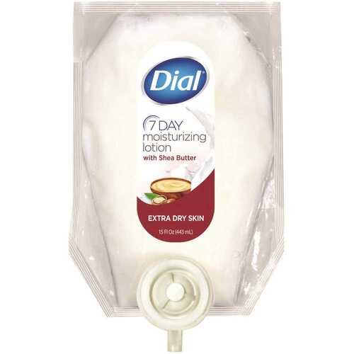 DIAL CORPORATION 0 17000 12260 1 7-Day Moisturizing Lotion Versa Disp 15oz Rf Pouch - pack of 6