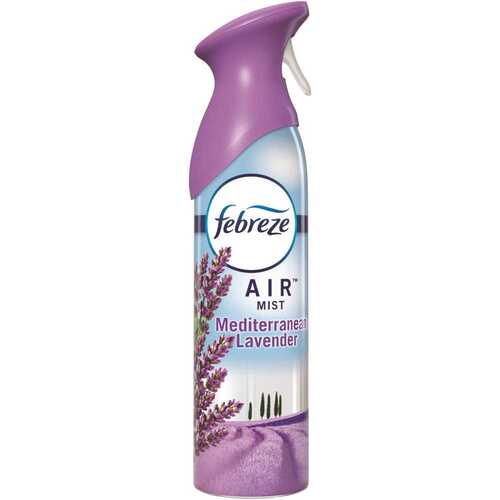 FEBREZE 37000962646 Air 8.8 Oz. Mediterranean Lavender Scent Air Freshener Spray - pack of 6