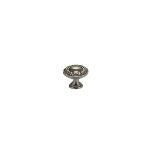 1-9/16" Ornate Cabinet Knob Antique Nickel Finish