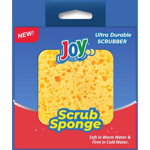 Joysuds JOYSU38 Scrubber Sponge Heavy Duty For Kitchen Yellow