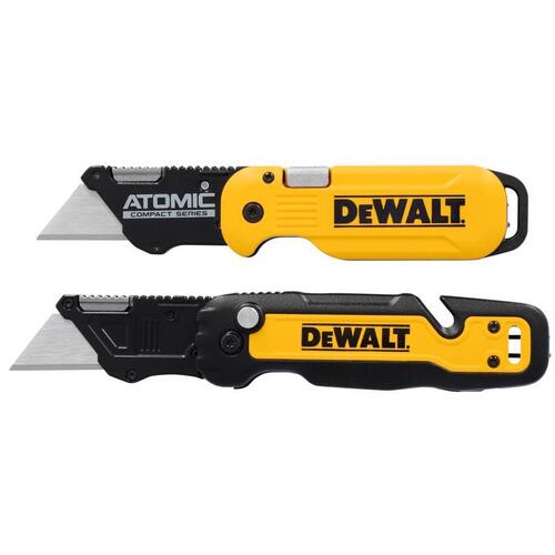 DEWALT DWHT10995 Utility Knife Set Press and Flip Black/Yellow Black/Yellow