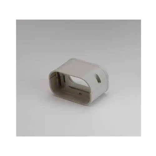 AES Industries 86130 Lineset Cover Coupler 2.5" W X 3" H Ivory Ivory