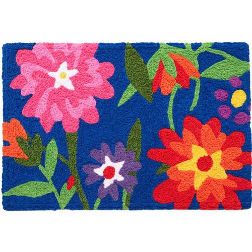 Jellybean JB-AB096 Accent Rug 20" W X 30" L Multi-color Backyard Garden Polyester Multi-color