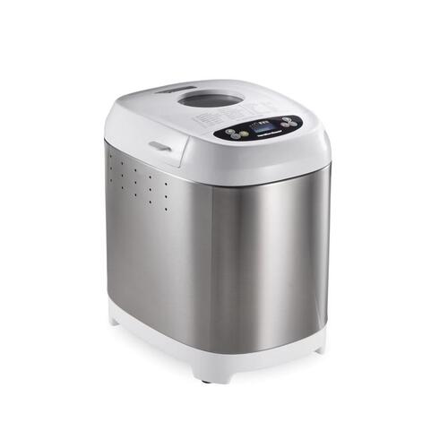 Artisan Bread and Dough Maker Chrome White Stainless Steel 2 lb Chrome