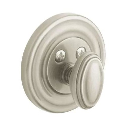 Traditional 2-1/8" Patio Deadbolt Lifetime Satin Nickel Finish