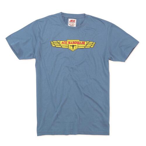 Tee Shirt S Short Sleeve Men's Crew Neck Captains Blue Captains Blue