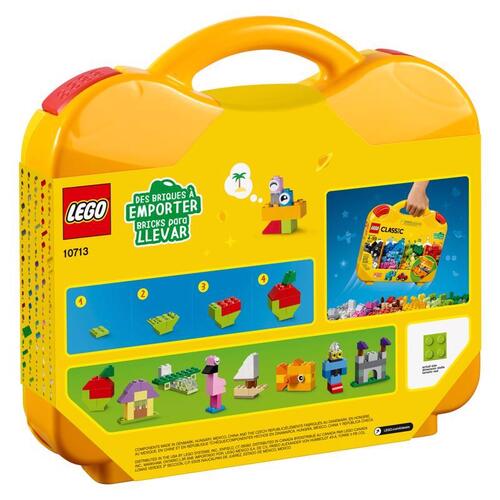 Lego 10713 Creative Suitcase Classic Plastic Multicolored 213 pc Multicolored