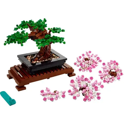 Lego 10281 Building Kit Bonsai Tree ABS Plastic Multicolored 878 pc Multicolored