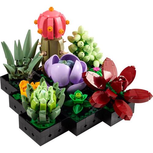 Lego 10309 Building Kit Succulents ABS Plastic Multicolored 771 pc Multicolored