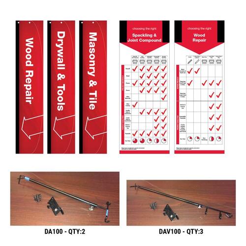 Retail First 1000-000236 Sign Kit Standard Tools Wall Patch and Repair