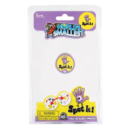 World's Smallest 5196 Card Game Spot It Multicolored Multicolored